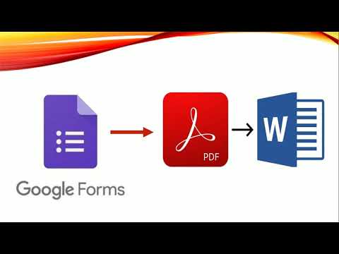 Cara Mengubah Google Form Menjadi PDF
