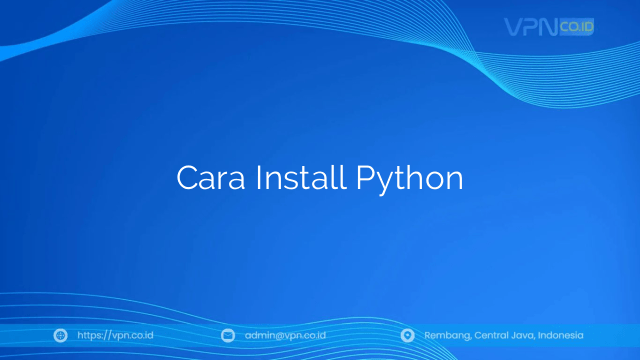 Cara Install Python
