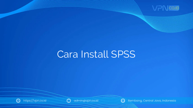 Cara Install SPSS